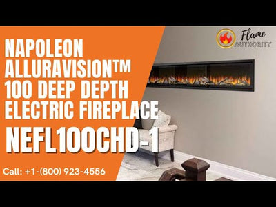 Napoleon Alluravision™ 100 Deep Depth Electric Fireplace NEFL100CHD-1