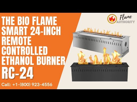 The Bio Flame Smart 24-inch Remote Controlled Ethanol Burner