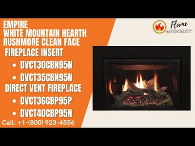 Empire White Mountain Hearth 35" Rushmore Clean Face Fireplace Insert DVCT35CBN95