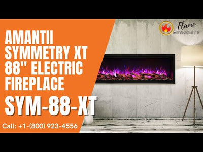 Amantii Symmetry XT Smart 88" Electric Fireplace SYM-88-XT