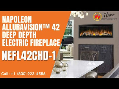 Napoleon Alluravision™ 42 Deep Depth Electric Fireplace NEFL42CHD-1