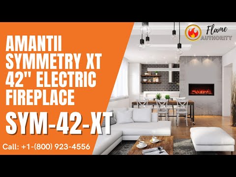 Amantii Symmetry XT Smart 42" Electric Fireplace SYM-42-XT