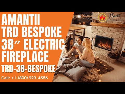 Amantii TRD Bespoke 38″ Electric Fireplace TRD-38-BESPOKE