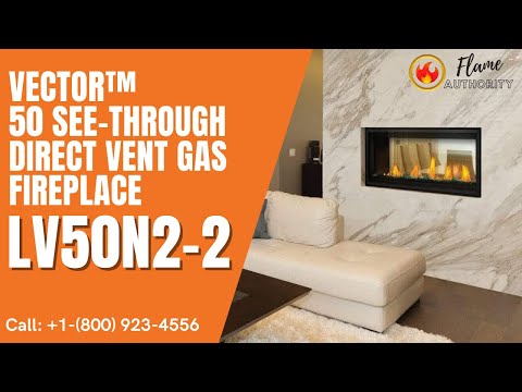 Napoleon Vector 50" See-Thru Direct Vent Gas Fireplace LV50N2-2