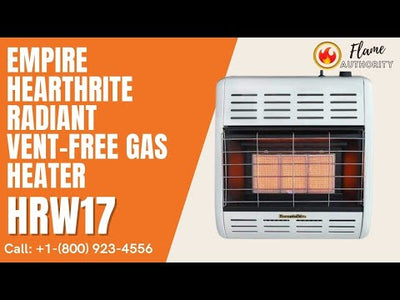 Empire HearthRite Radiant Vent-Free Gas Heater Propane HRW17ML