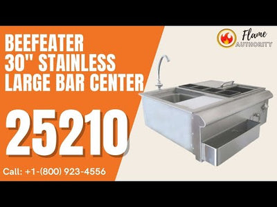 BeefEater 30" Stainless Large Bar Center