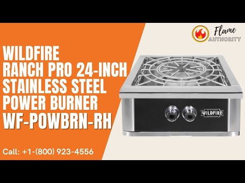 Wildfire Ranch PRO 24-inch Stainless Steel Power Burner WF-POWBRN-RH