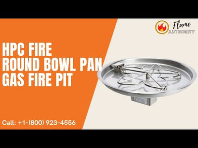 HPC Fire 37" Round Bowl Pan Fire Pit Insert PENTA37EI-HI-LO