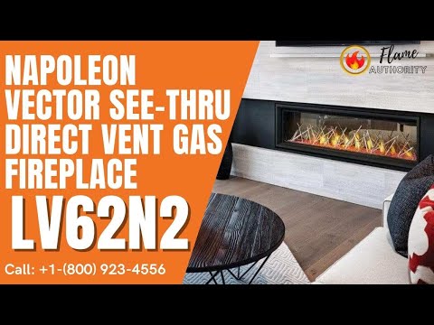 Napoleon Vector 62" See-Thru Direct Vent Gas Fireplace LV62N2