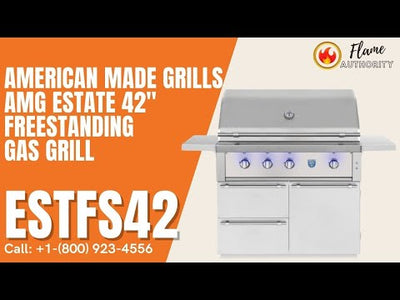 American Made Grills AMG Estate 42" Freestanding Gas Grill ESTFS42