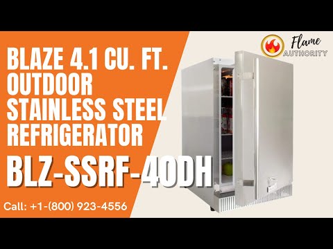 Blaze 4.1 Cu. Ft. Stainless Steel Outdoor Refrigerator BLZ-SSRF-40DH