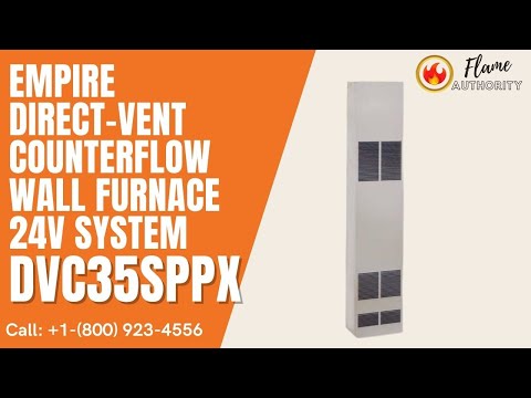 Empire Direct-Vent Counterflow Wall Furnace 24V System DVC35SPPX