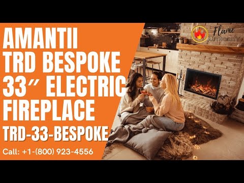 Amantii TRD Bespoke 33″ Electric Fireplace TRD-33-BESPOKE