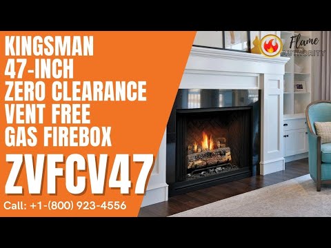 Kingsman 47-inch Zero Clearance Vent Free Gas Firebox - ZVFCV47