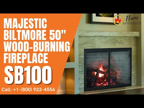 Majestic Biltmore 50" Wood-Burning Fireplace SB100