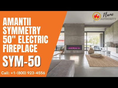 Amantii Symmetry Smart 50" Electric Fireplace SYM-50