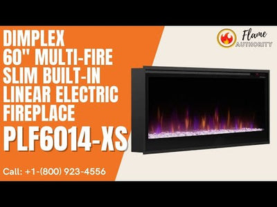 Dimplex 60" Multi-Fire Slim Built-in Linear Electric Fireplace PLF6014-XS