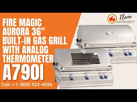 Fire Magic Aurora 36" Built-In Gas Grill with Analog Thermometer A790i