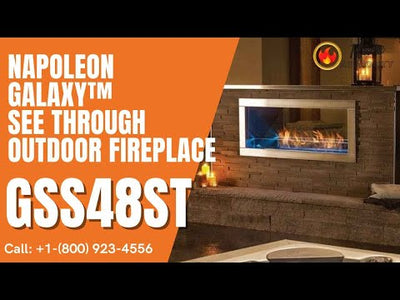 Napoleon Galaxy™ See Through Outdoor Fireplace GSS48