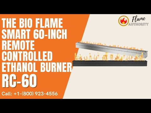 The Bio Flame Smart 60-inch Remote Controlled Ethanol Burner