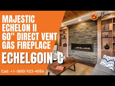 Majestic Echelon II 60" Direct Vent Gas Fireplace ECHEL60IN-C