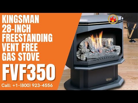 Kingsman 28-inch Freestanding Vent Free Firebox FVF350