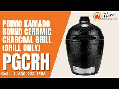 Primo Kamado Round Ceramic Charcoal Grill PGCRH (Grill ONLY)