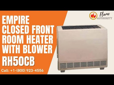 Empire Closed Front Room Heater With Blower RH50CB