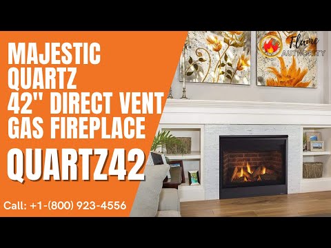 Majestic Quartz 42" Direct Vent Gas Fireplace QUARTZ42