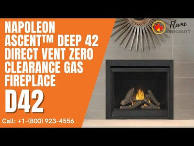 Napoleon Ascent™ Deep 42 Direct Vent Zero Clearance Gas Fireplace D42