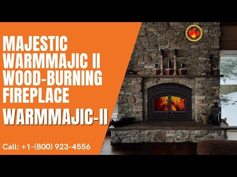 Majestic WarmMajic II Wood-Burning Fireplace WARMMAJIC-II
