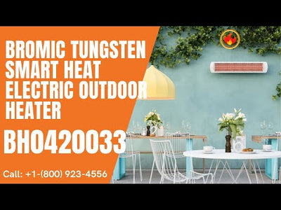 Bromic Tungsten Smart-Heat™ Electric 6000W Outdoor Heater BH0420033 - 56" Black