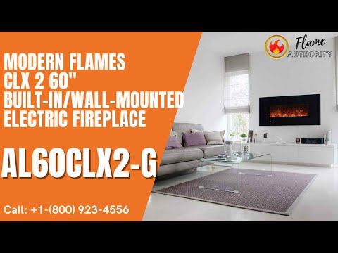 Modern Flames CLX 2 60" Built-In/Wall-Mounted Electric Fireplace AL60CLX2-G