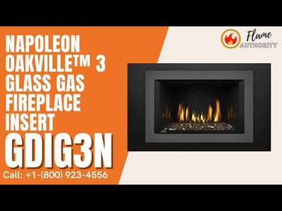 Napoleon Oakville™ 3 Glass Gas Fireplace Insert GDIG3N