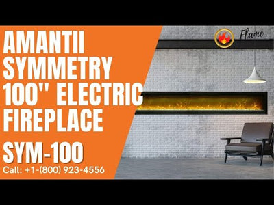 Amantii Symmetry Smart 100" Electric Fireplace SYM-100
