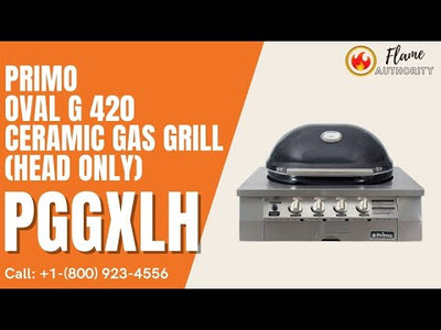 Primo Oval G 420 Ceramic Gas Grill PGGXLH (Head ONLY)