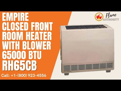 Empire Closed Front Room Heater With Blower 65000 BTU RH65CB
