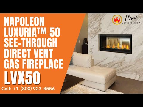 Napoleon Luxuria™ 50 See-Through Direct Vent Gas Fireplace LVX50