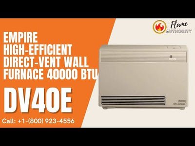 Empire High-Efficient Direct-Vent Wall Furnace 40000 BTU DV40E