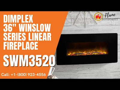 Dimplex Winslow 36" Wall-Mount/Tabletop Linear Electric Fireplace SWM3520