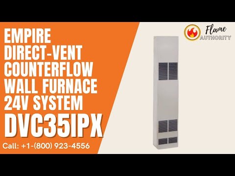 Empire Direct-Vent Counterflow Wall Furnace 24V System DVC35IPX