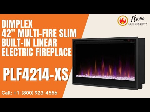 Dimplex 42" Multi-Fire Slim Built-in Linear Electric Fireplace PLF4214-XS