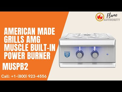 American Made Grills AMG Muscle Built-In Power Burner MUSPB2