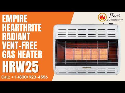 Empire HearthRite Radiant Vent-Free Gas Heater Propane HRW25TL