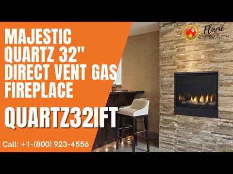 Majestic Quartz 32" Direct Vent Gas Fireplace QUARTZ32IFT