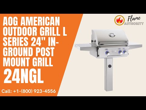 AOG  American Outdoor Grill L Series 24" In-Ground Post Mount Grill 24NGL