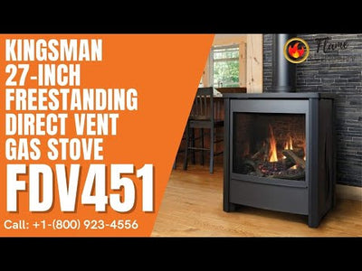 Marquis by Kingsman Vantage 27-inch Freestanding Direct Vent Gas Stove FDV451