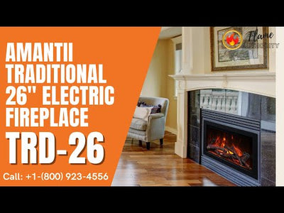 Amantii Traditional 26" Electric Fireplace TRD-26