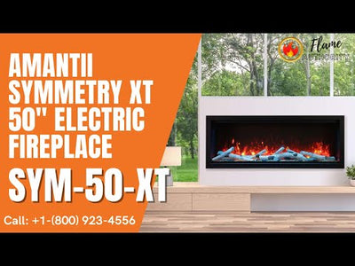 Amantii Symmetry XT Smart 50" Electric Fireplace SYM-50-XT
