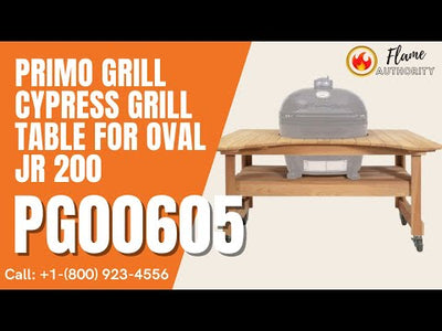 Primo Grill Cypress Grill Table for Oval JR 200 PG00605